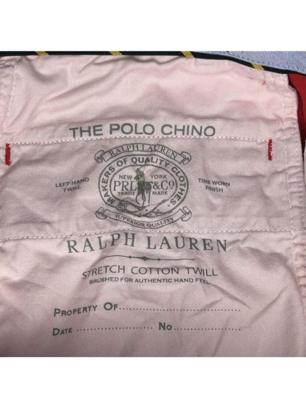 Polo Ralph Lauren Shorts Mens 32 Red Chino Classic Pony Logo Stretch 6 Inseam - Picture 5 of 10